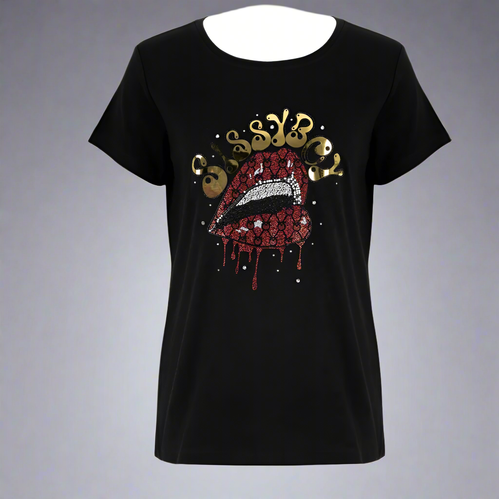 Lips And Drips Regular Fit Logo T-Shirt