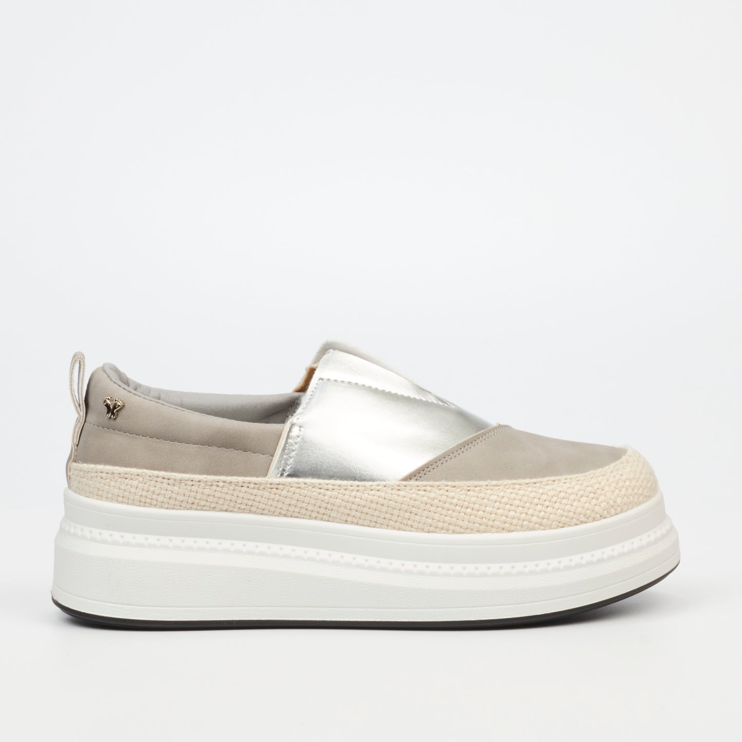 Senhora 17 - Silver Butterfly Feet Sneaker