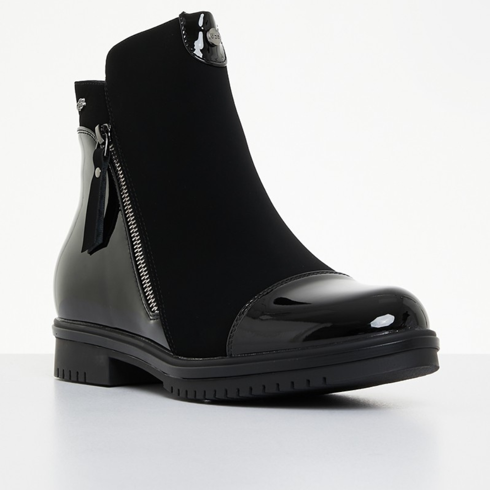 Radar 1 Zip ankle boot by Miss Black