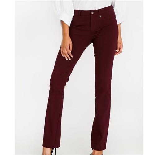 Merlot Bootleg Work Pants -Betty