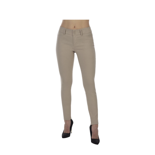 Sand Stone Skinny Work Pants - Eresha